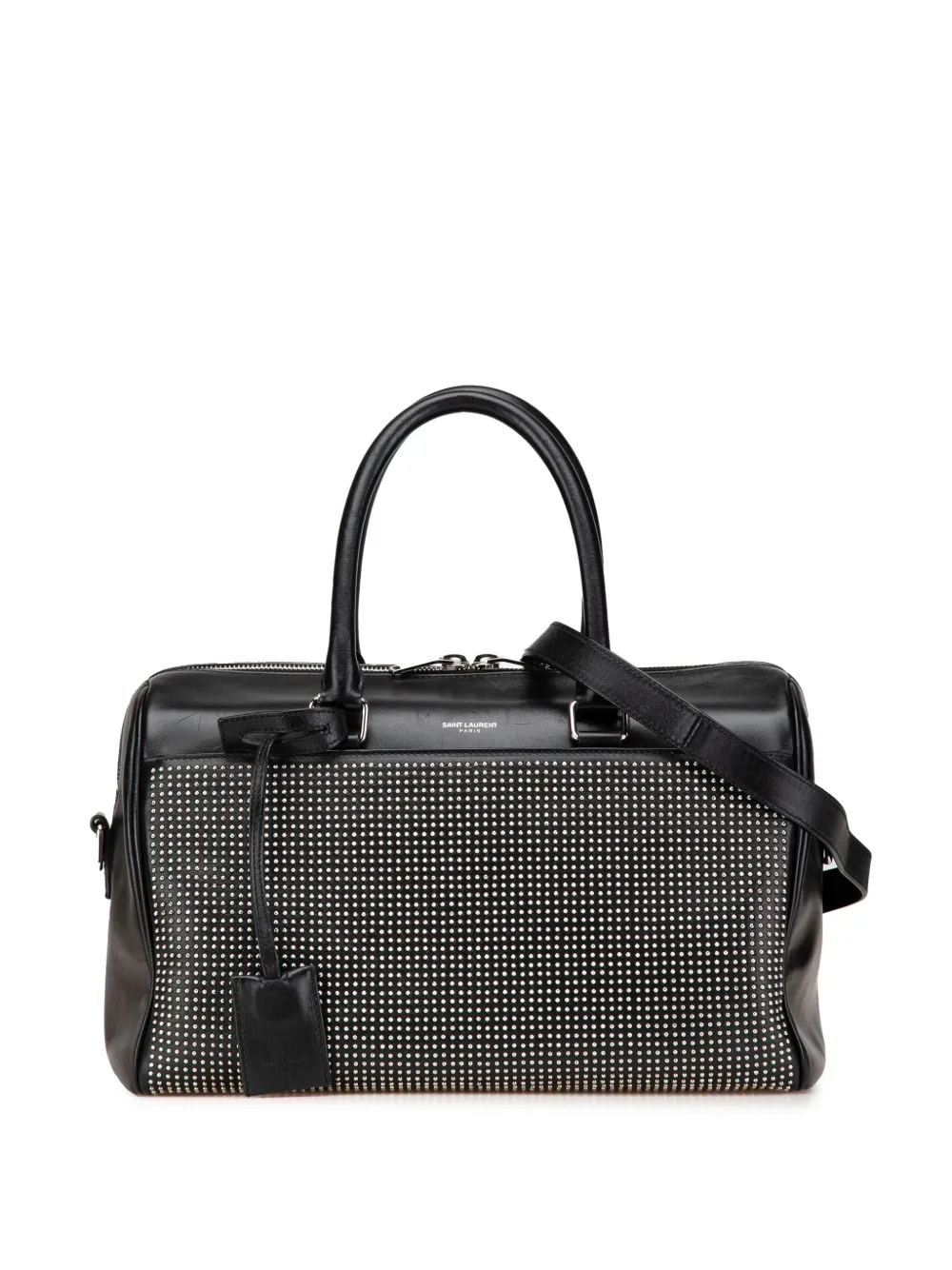Saint Laurent Pre-Owned 2013-2024 Studded Leather Classic Duffle 6 Bag satchel | Black | Image 1