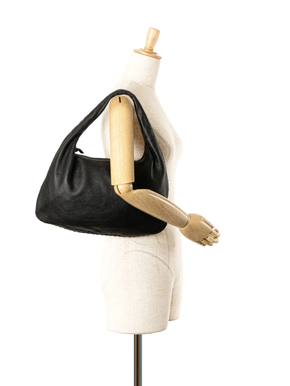 ☆良品・シリアル付☆BOTTEGAVENETA ホーボー レザーハンドバッグ Bottega Veneta Pre-Owned 2000-2007 スモール レザー ヴェネタ