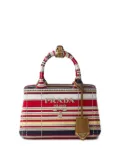 Prada striped canvas mini bag - Red