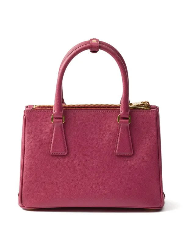★関税込★PRADA★MICRO GALLERIA SAFFIANO LEATHER TOTE BAG Prada Small Galleria Saffiano Leather Tote Bag | Pink | FARFETCH
