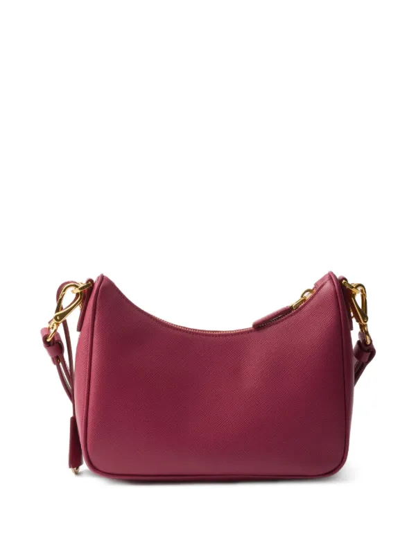 【PRADA】関税込☆リエディション サフィアーノレザーミニバッグ Prada Re-Edition サフィアーノレザー ミニバッグ | ピンク