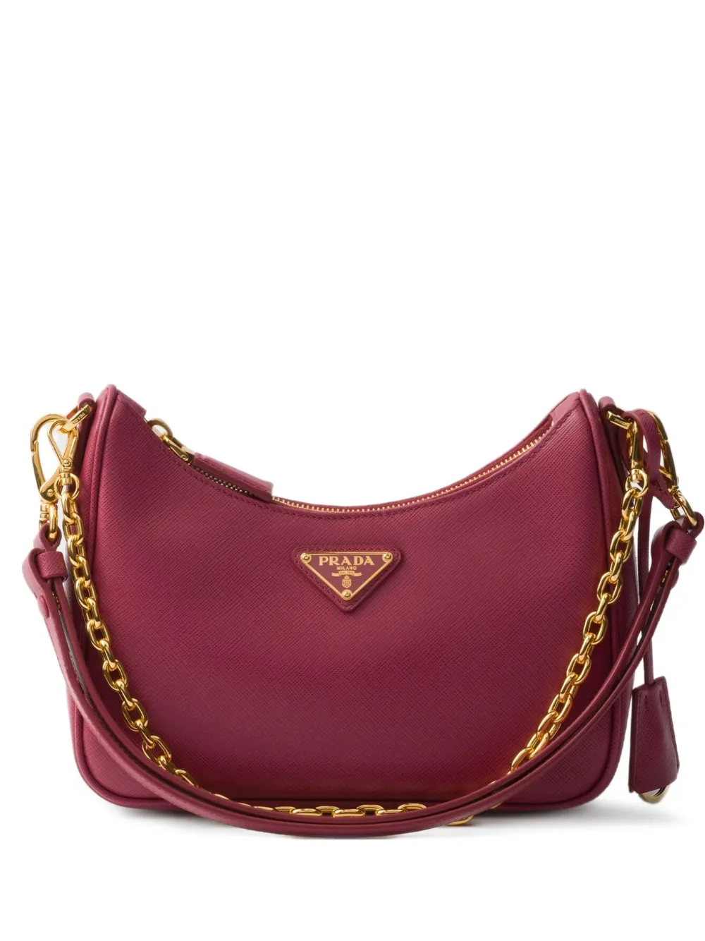 Prada Re-Edition liten väska i saffianoläder | rosa | Image 1