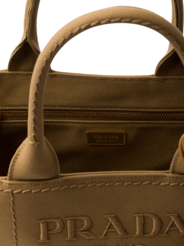 Prada Large Jardinière Tote Bag | Brown | FARFETCH RO
