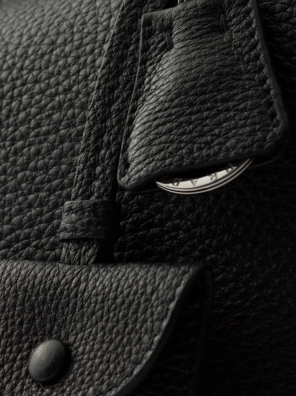 Prada leather tote bag