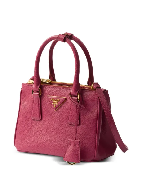 Prada ガレリア ミニバッグ | ピンク | FARFETCH JP