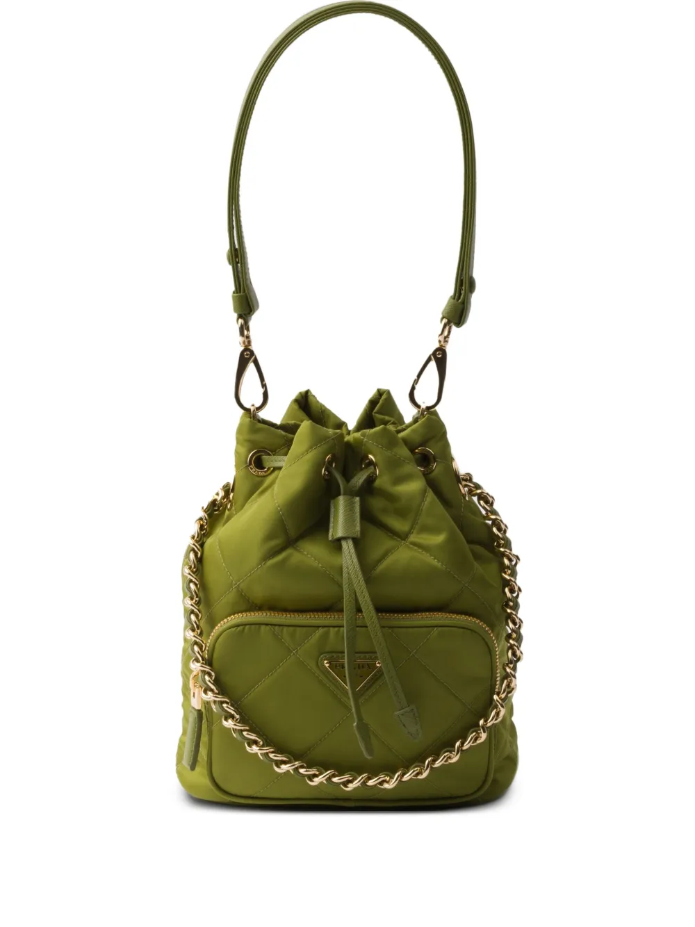 Prada リエディション 1995 シェーヌ ミニバッグ - グリーン Prada リエディション 1995 シェーヌ ミニバッグ - グリーン