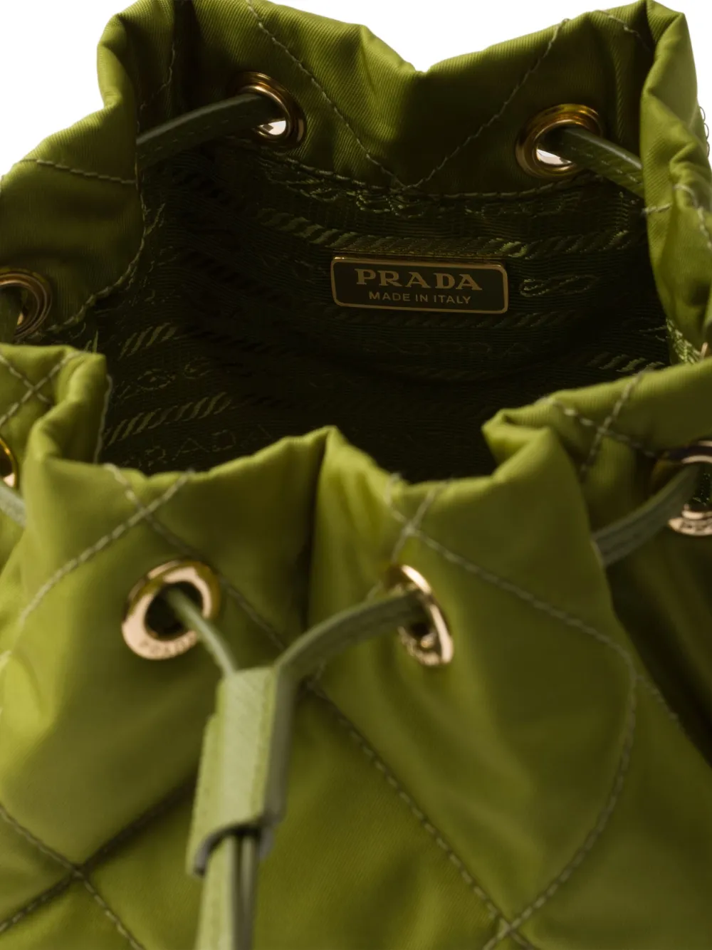 Shop Prada Re-edition 1995 Chaîne Mini Bag In Green