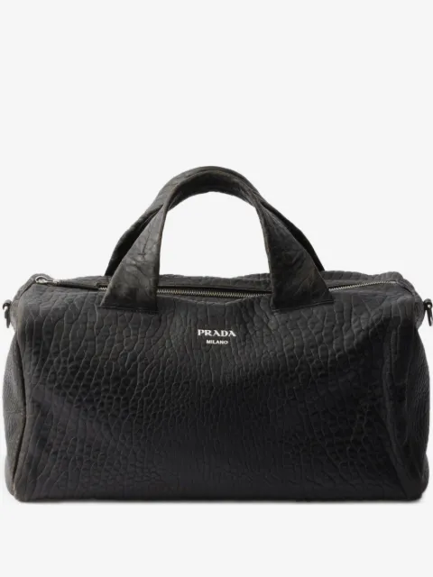 Prada nappa leather duffle bag