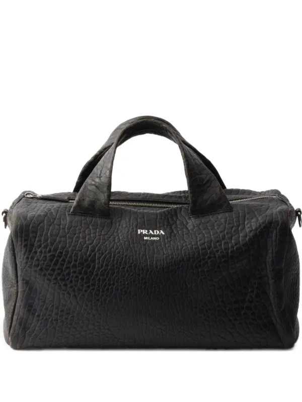 バッグ Prada Buffalo Leather Duffle Bag vintage Prada Vintage Buffalo Leather Duffle Bag