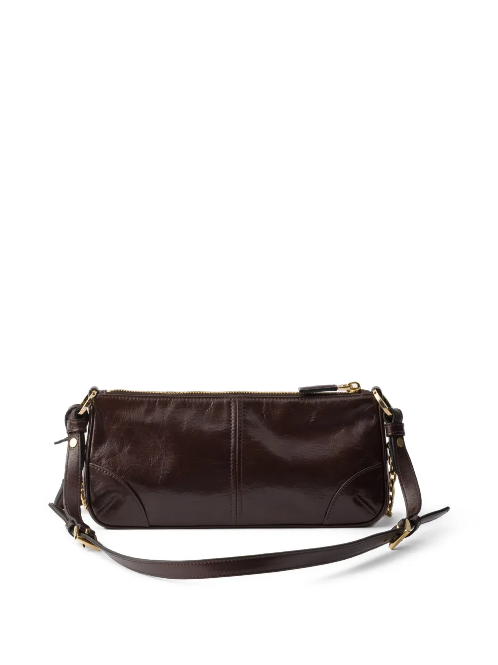 Prada Medium Re-Edition 2002 leren schoudertas Bruin
