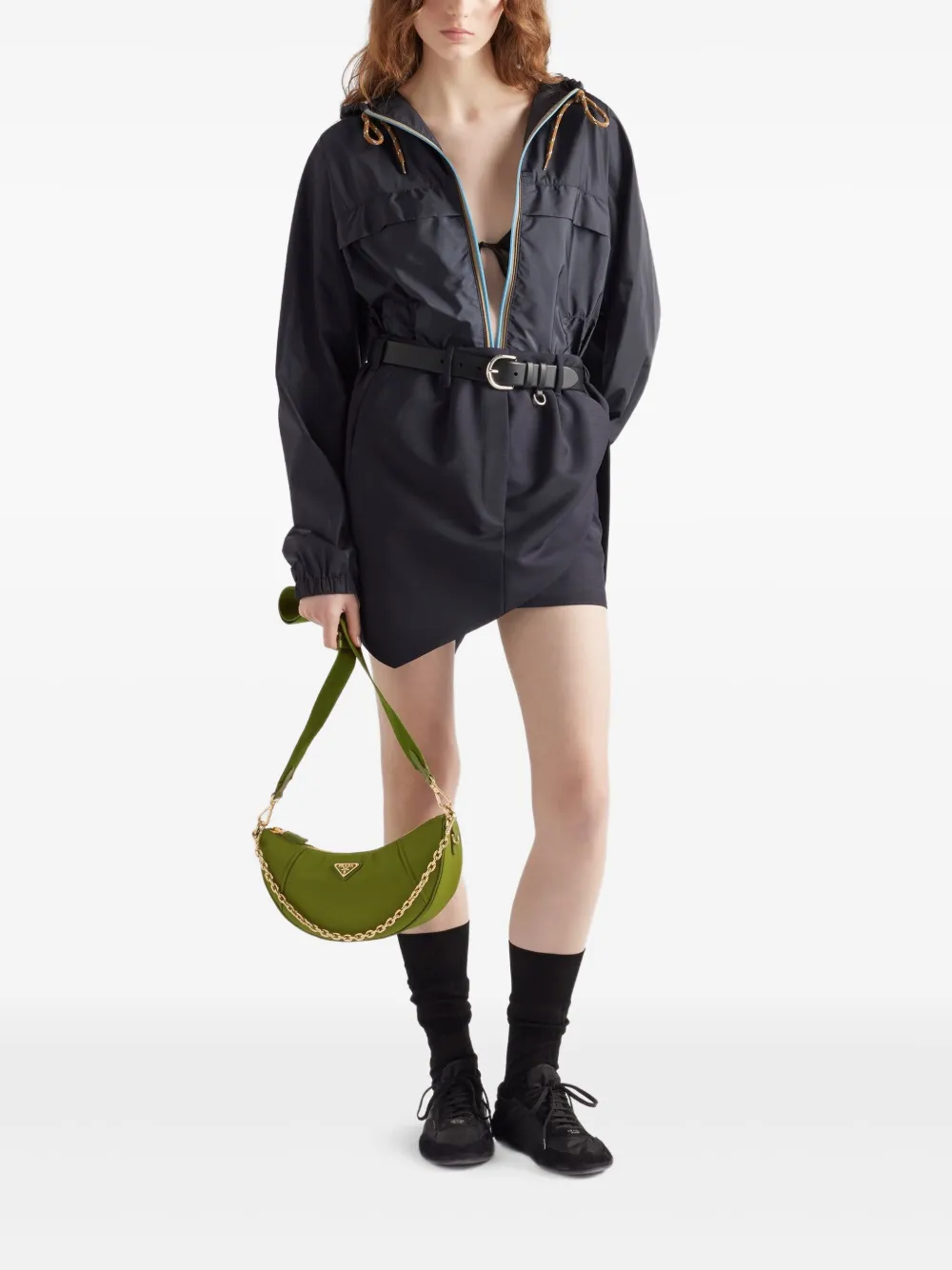 Prada Re-Nylon schoudertas - Groen