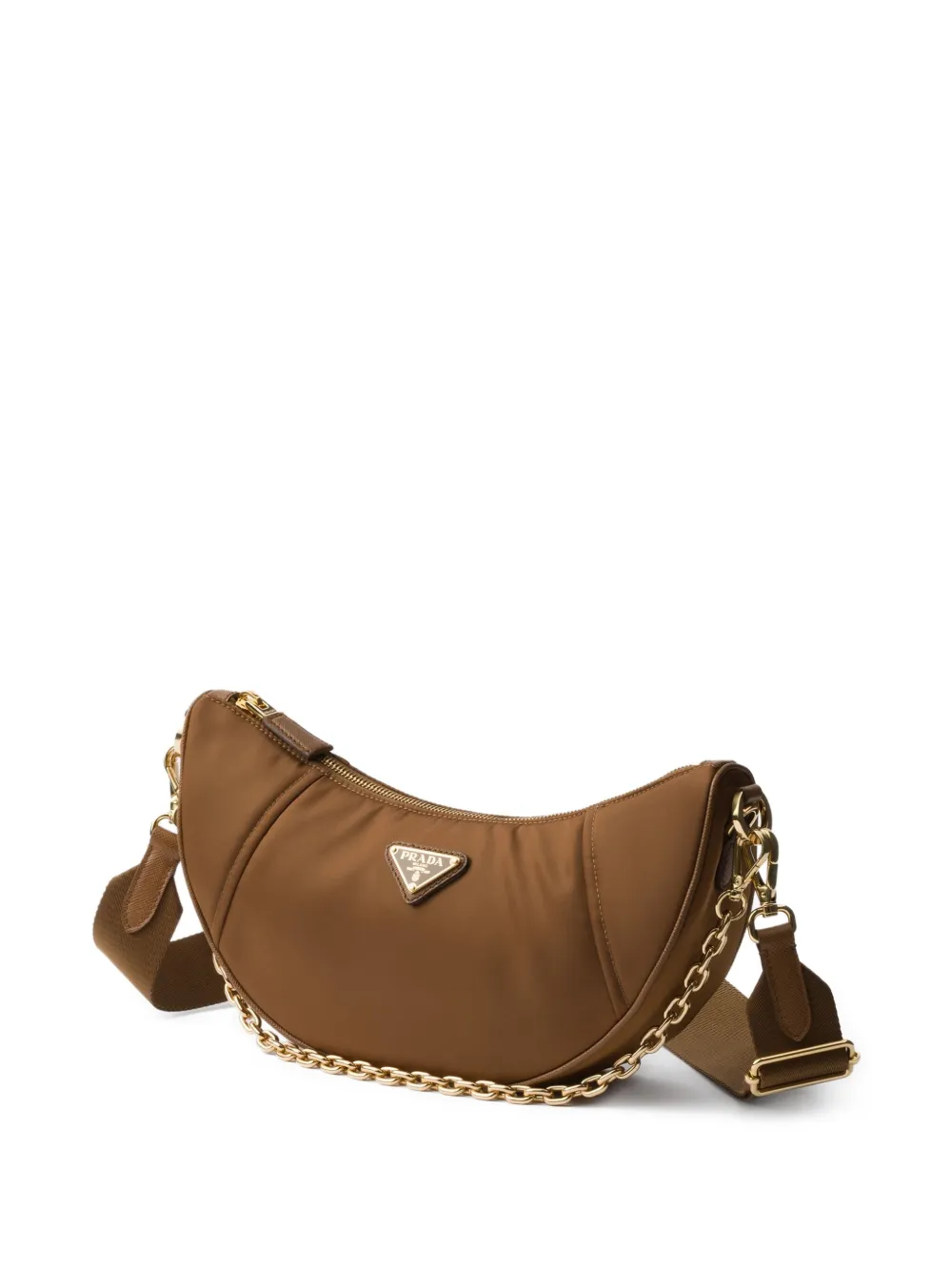 Prada Re-Nylon schoudertas Bruin