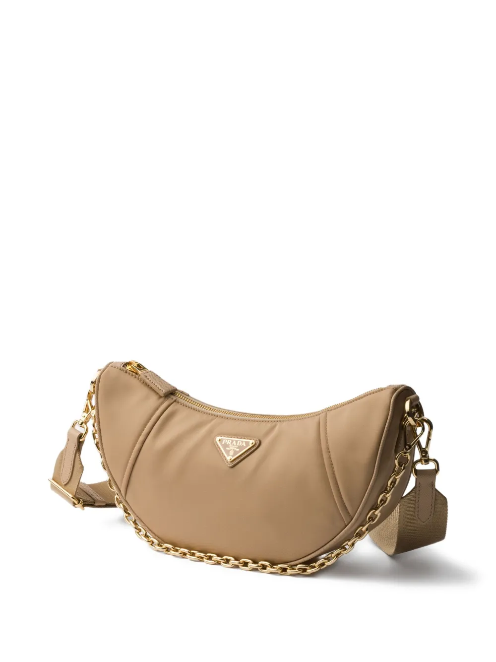 Prada Re-Nylon schoudertas Bruin