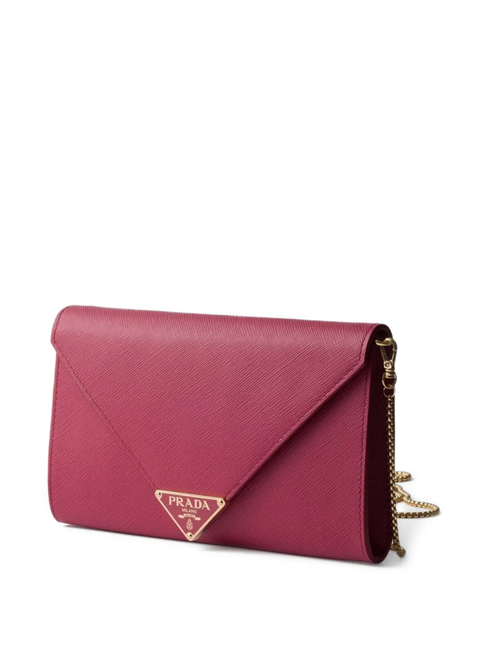 Prada Mini-tas van saffiano leer Roze