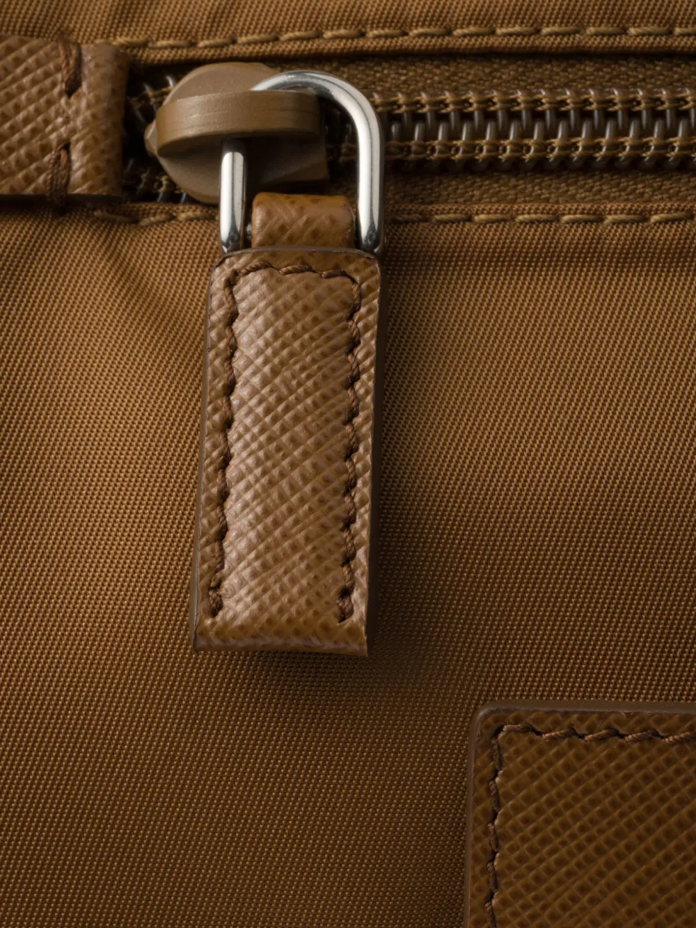 Shop Prada Re-nylon Shoulder Bag In Brown