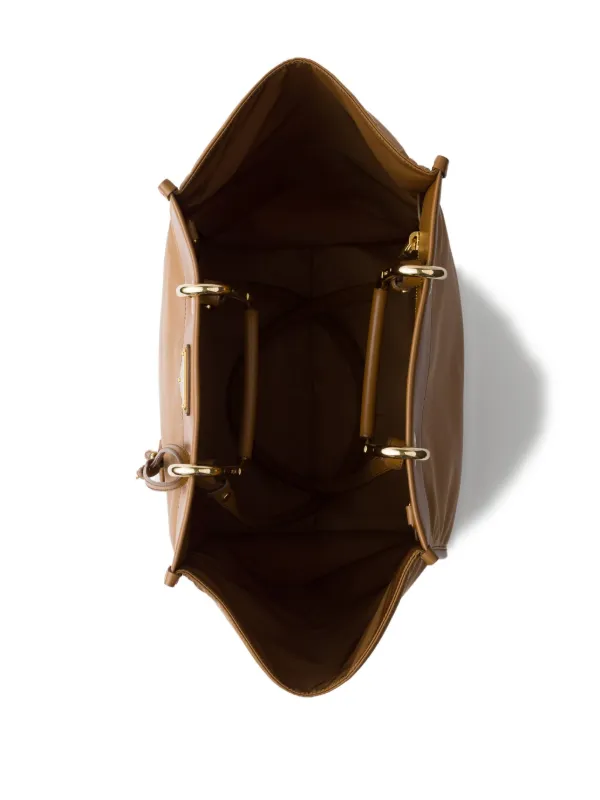 Prada Large Re-Nylon Tote Bag | Brown | FARFETCH