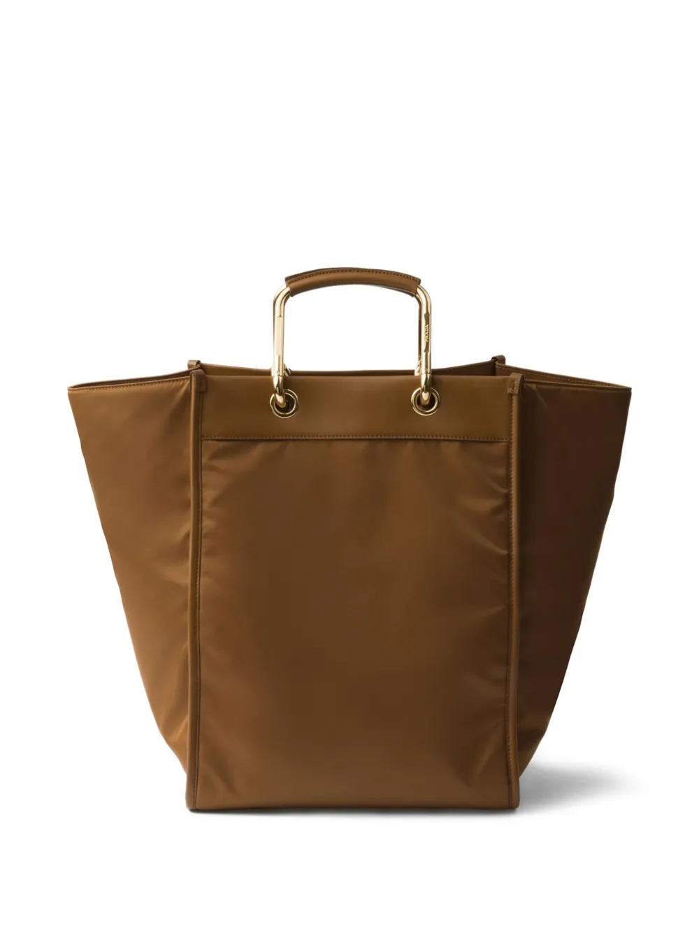Prada Re-Nylon grote shopper Bruin