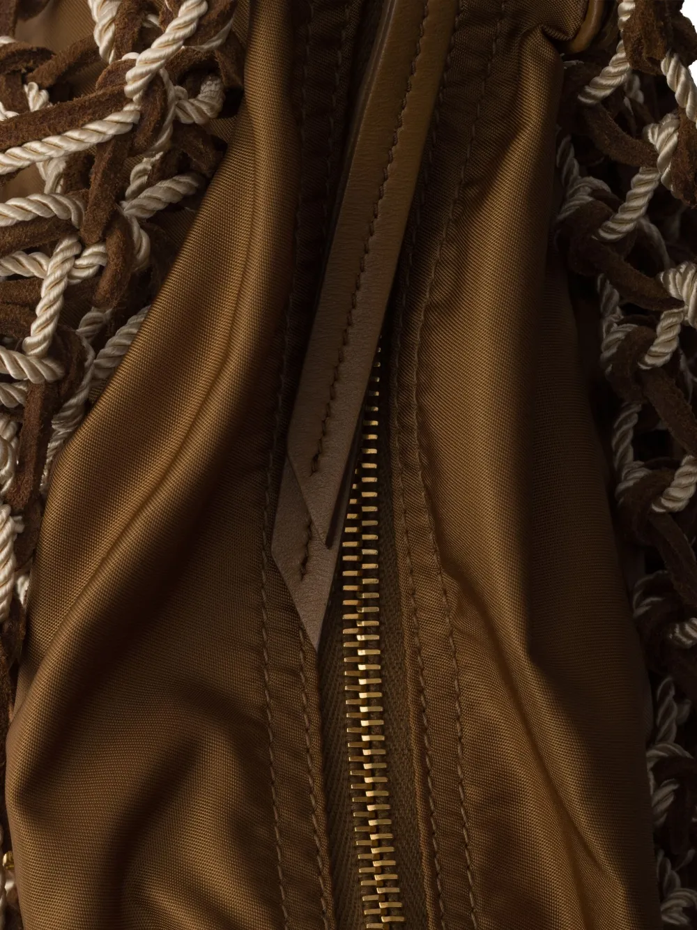 Prada Gehaakte shopper Bruin
