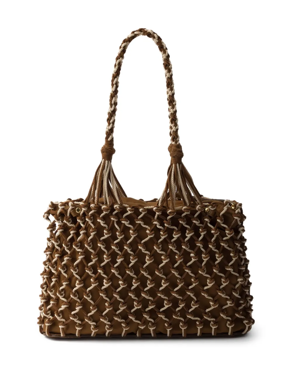 Prada Gehaakte shopper Bruin
