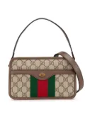 Gucci Pre-Owned 2016-2024 Small GG Supreme Ophidia Top Handle Bag satchel - Brown