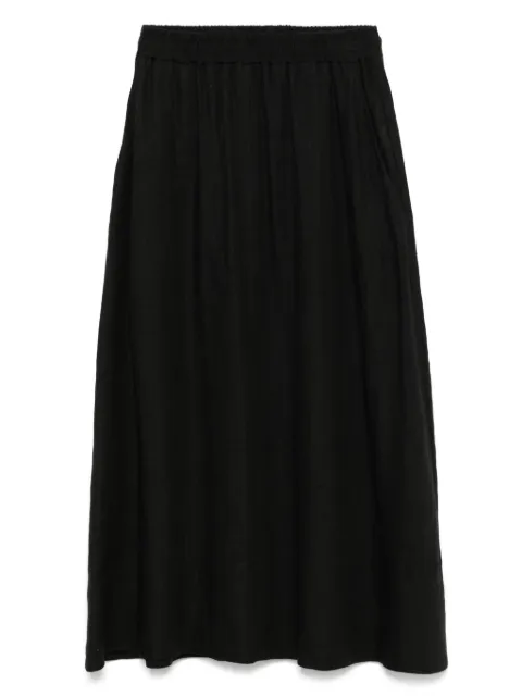 kaos falda midi de lino