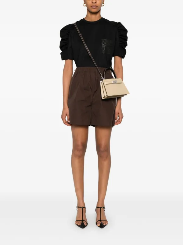 ショートパンツ MAX MARA Women Shorts  Burmudas HAWAY 190 034 BROWN Max Mara Haway Shorts | Brown | FARFETCH