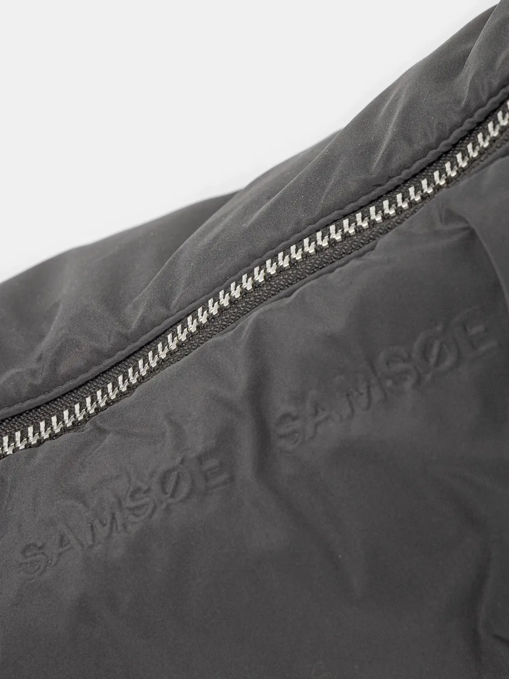 Samsoe & Samsoe Logo Strap Shoulder Bag In Grey