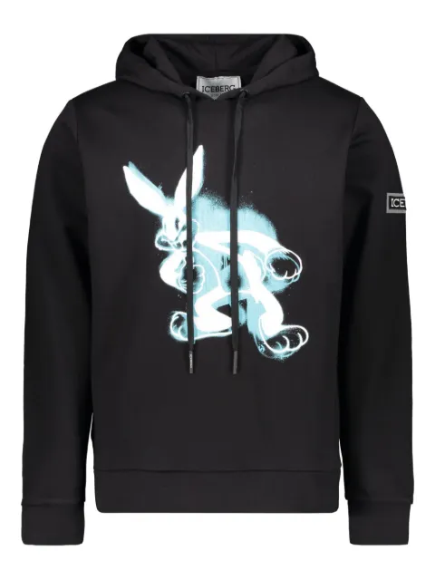 Iceberg graphic-print hoodie