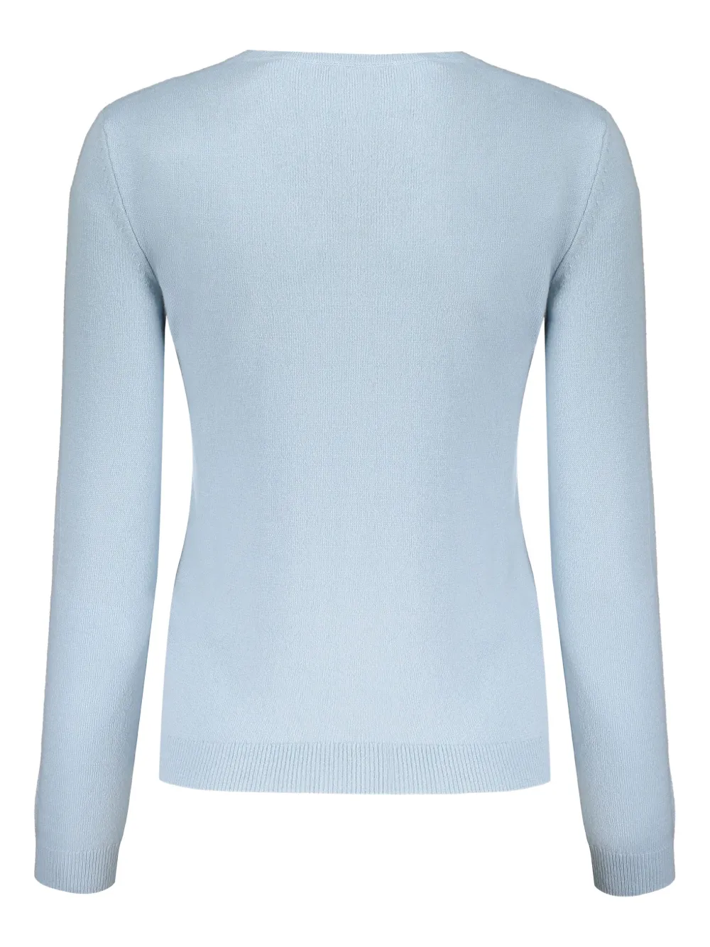 Valentino Garavani Intarsia gebreide trui met logo Blauw