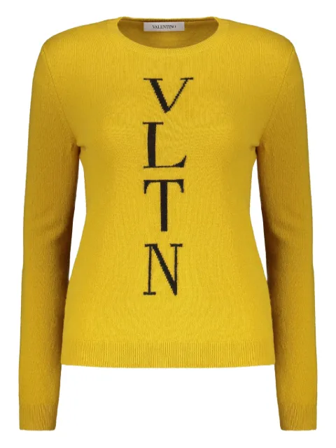 Valentino Garavani intarsia-knit logo jumper