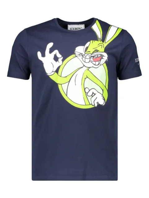 Iceberg playera con estampado Bugs Bunny en colaboración con Looney Tunes