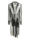 Maria Calderara tulle coat - Black