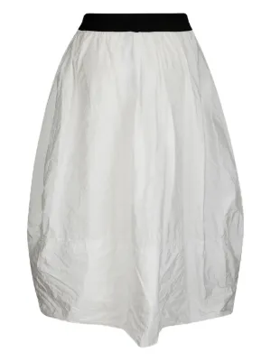 スカート Maria Calderara Maxi Side Slit Sequin Skirt With Taffeta Maria Calderara Maxi Side Slit Sequin Skirt With Taffeta