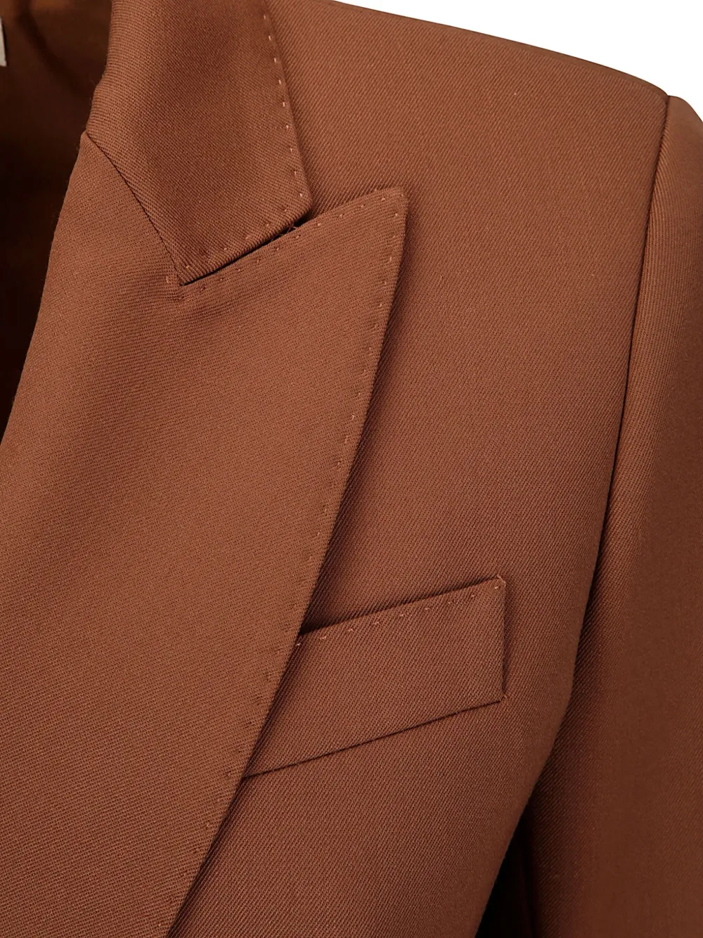 Alberto Biani Blazer met dubbele rij knopen Bruin