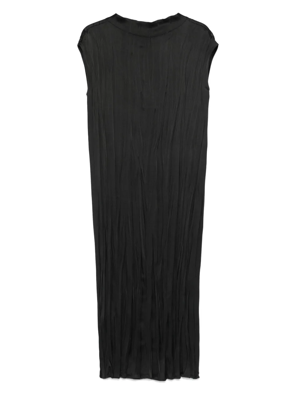 Antonelli robe en satin à coupe mi-longue | noir | Image 1