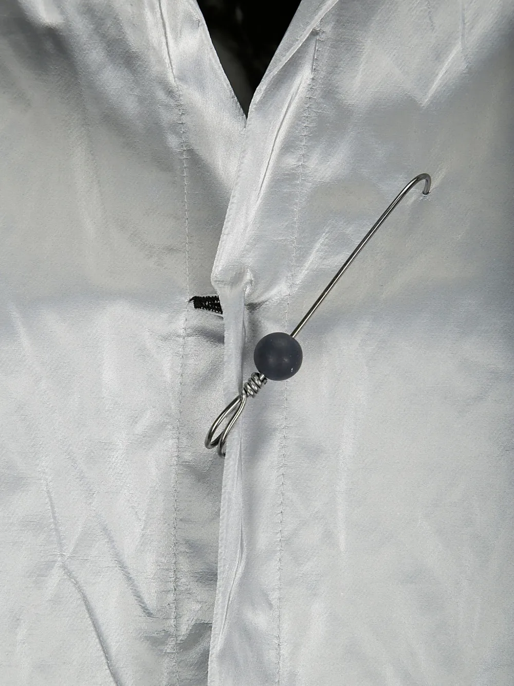 crinkled jacket