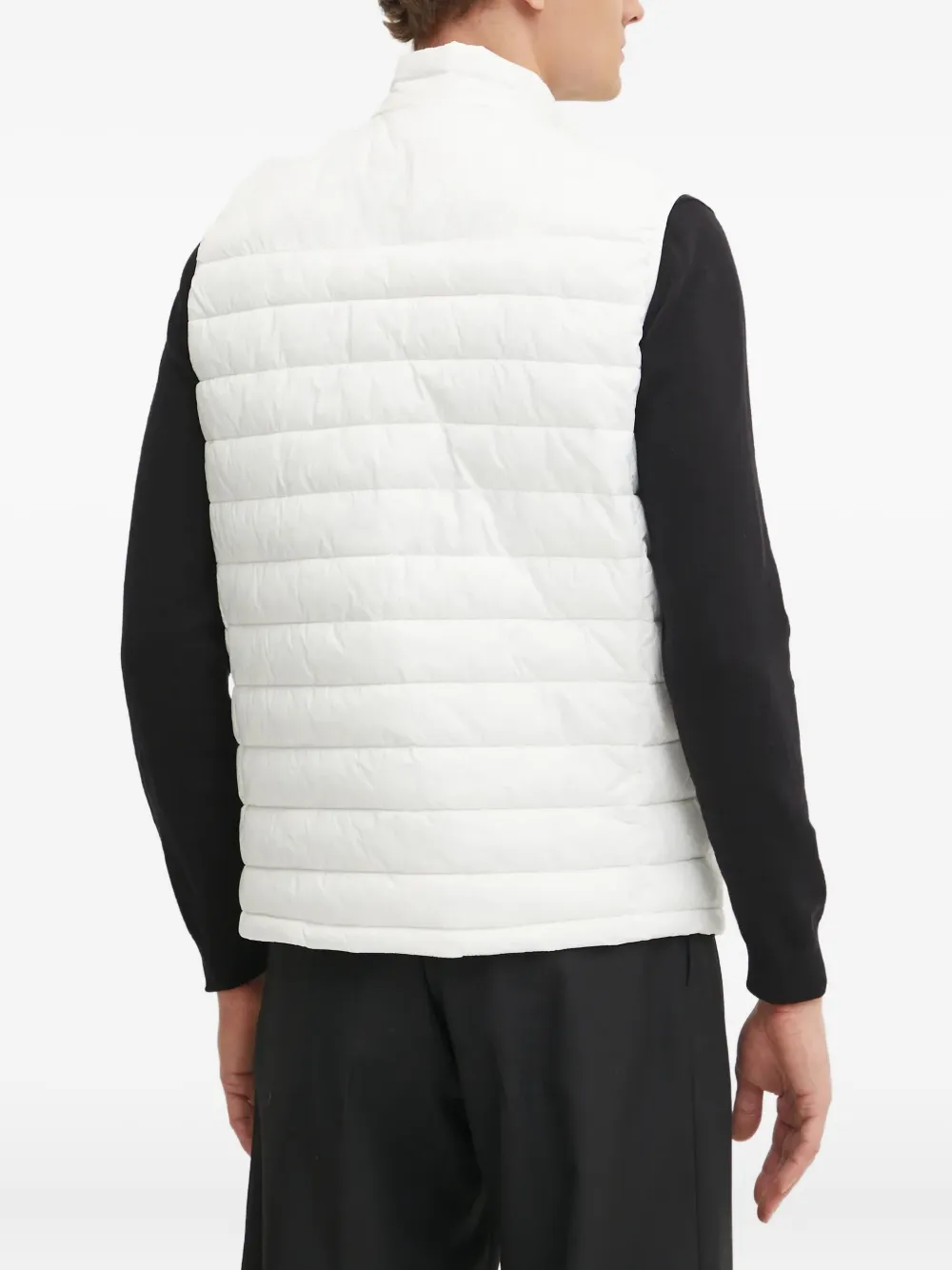 Karl Lagerfeld Bodywarmer met logopatch Wit