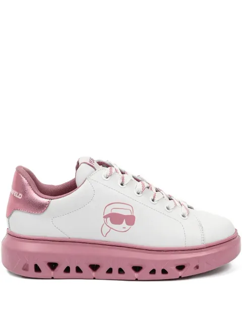 Karl Lagerfeld logo-embroidered sneakers 