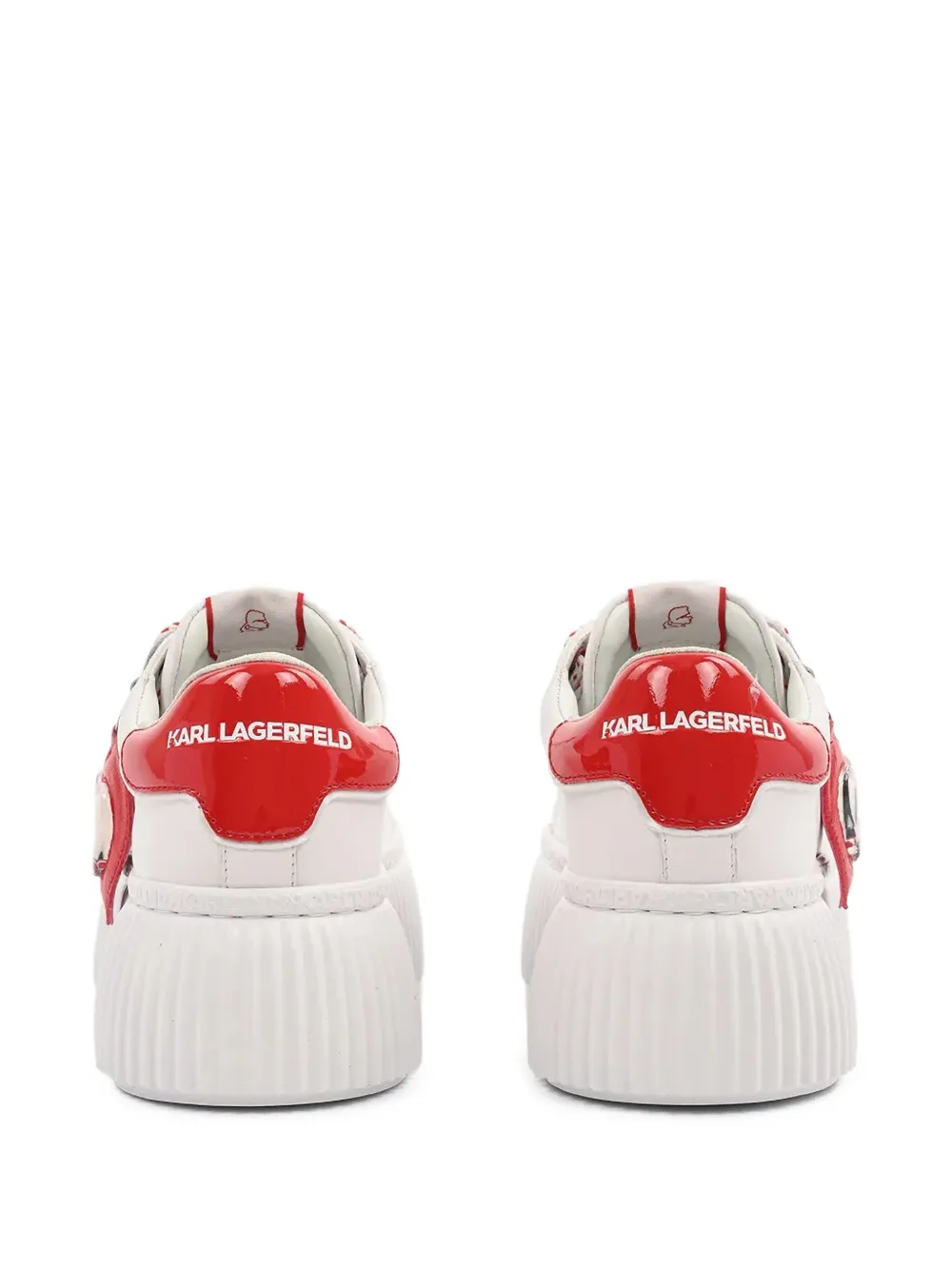 Karl Lagerfeld Sneakers met logobedel Wit