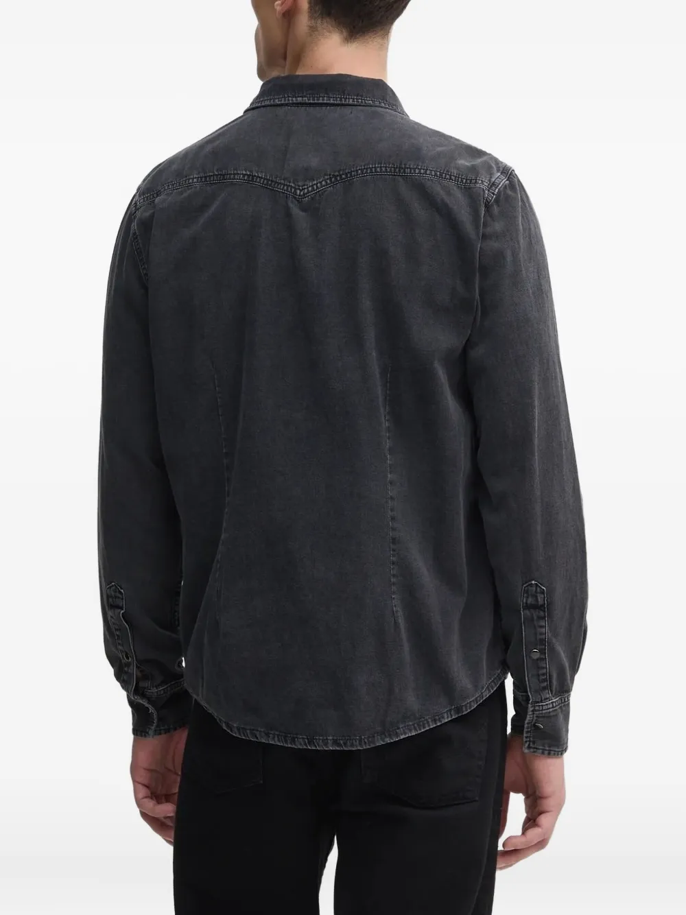 Karl Lagerfeld Denim overhemd - Zwart