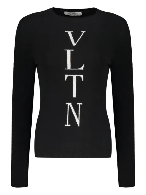Valentino Garavani intarsia-knit logo jumper