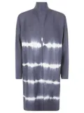 Archivio B tie-dye print coat - Blue