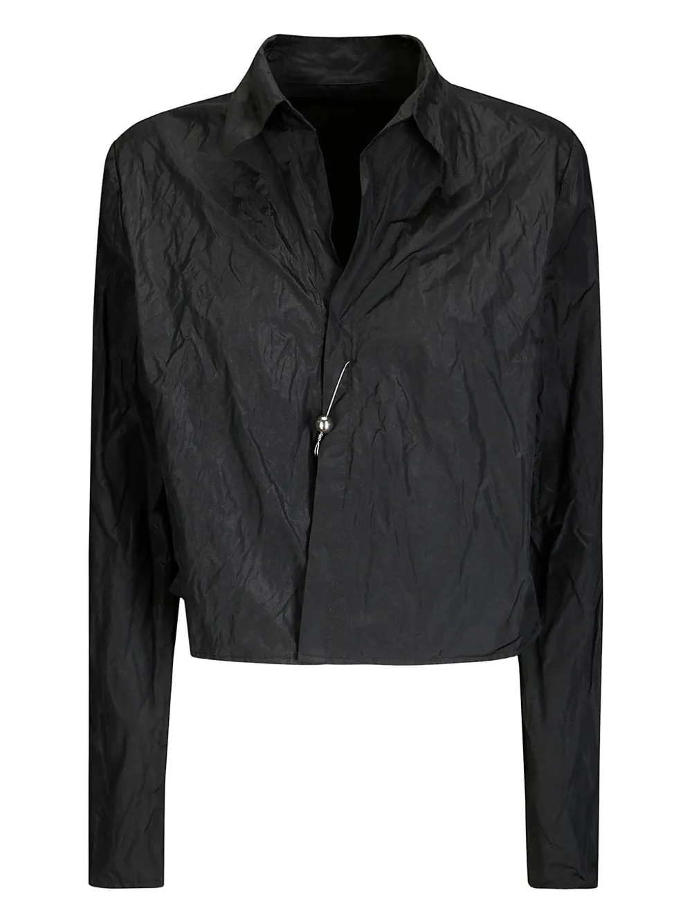 Maria Calderara crinkled jacket | Black | Image 1