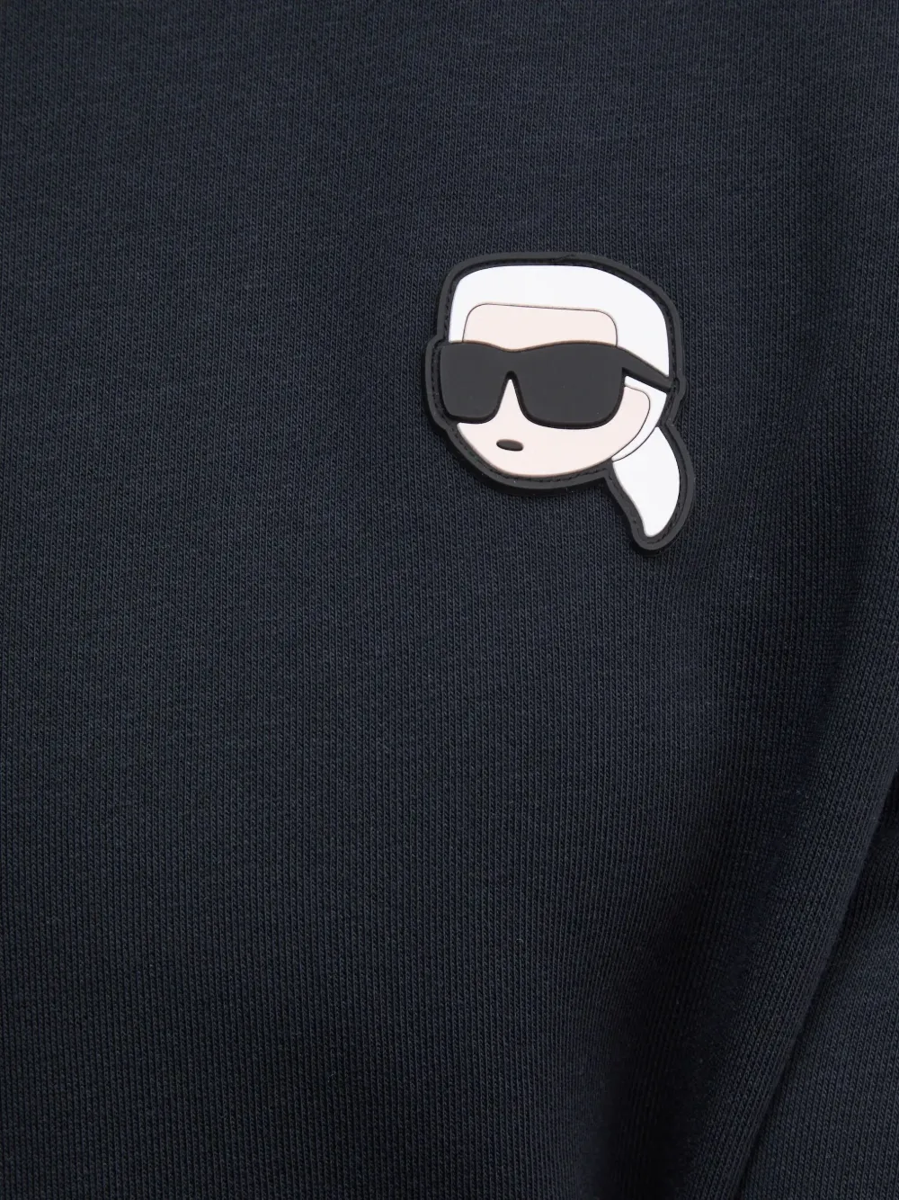 Karl Lagerfeld Sweater met patch Zwart
