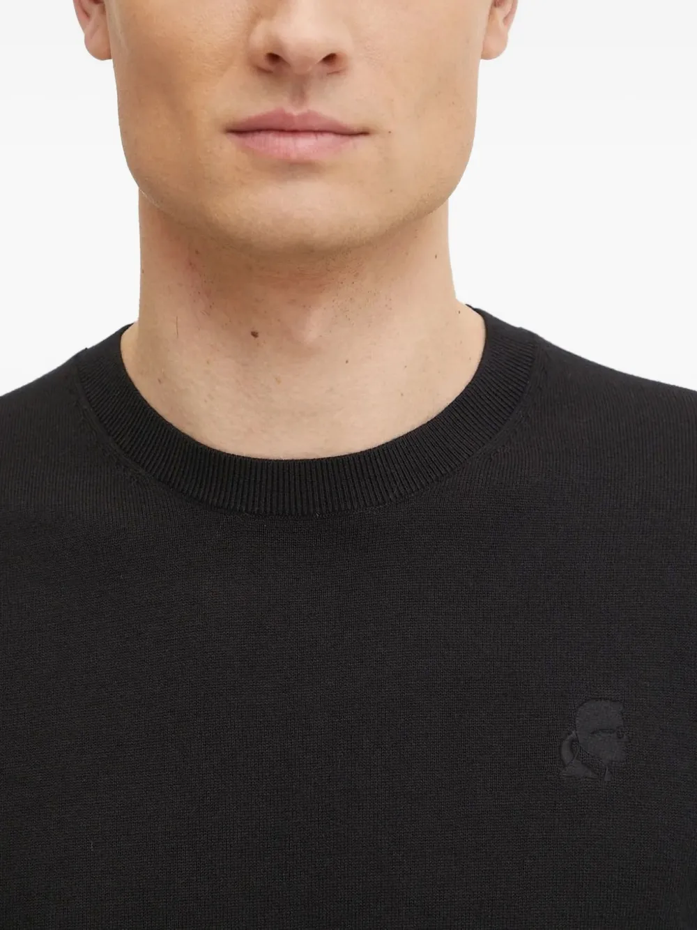 Karl Lagerfeld Katoenen trui Blauw