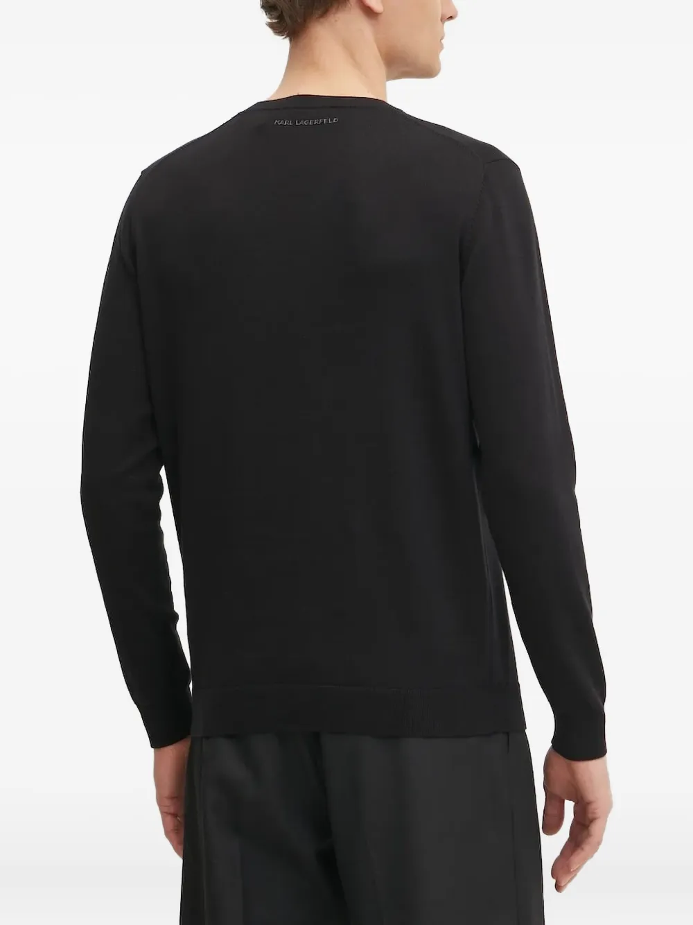 Karl Lagerfeld cotton sweater - Blauw