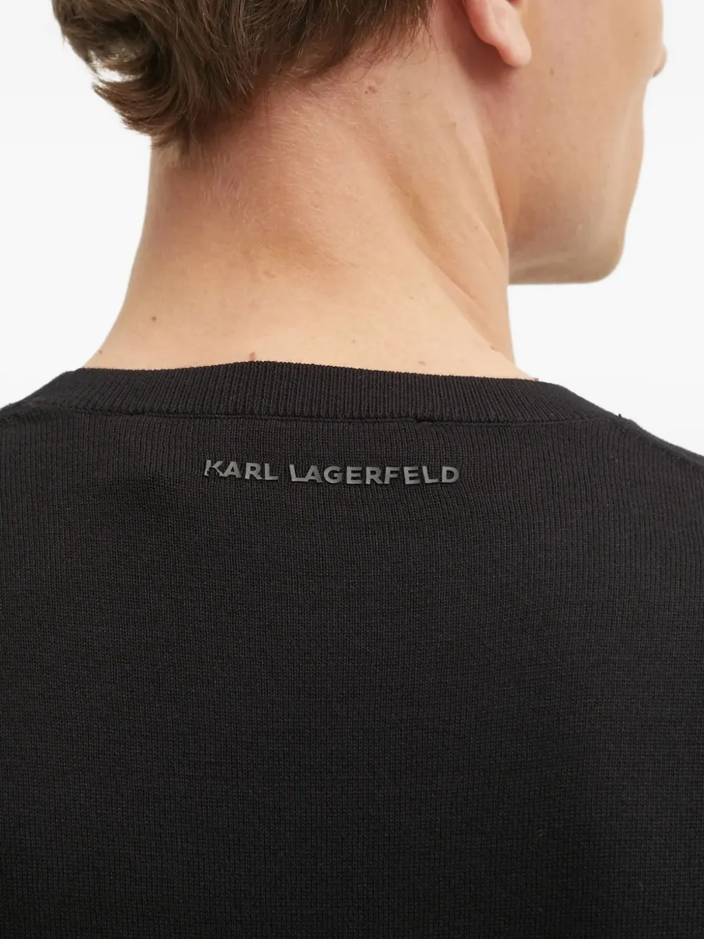 Karl Lagerfeld Katoenen trui Blauw
