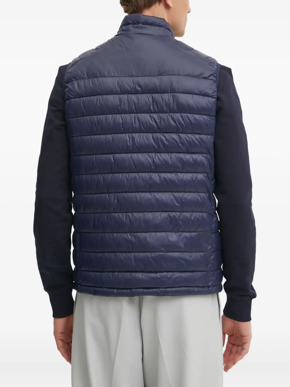 Karl Lagerfeld Bodywarmer met logopatch Blauw