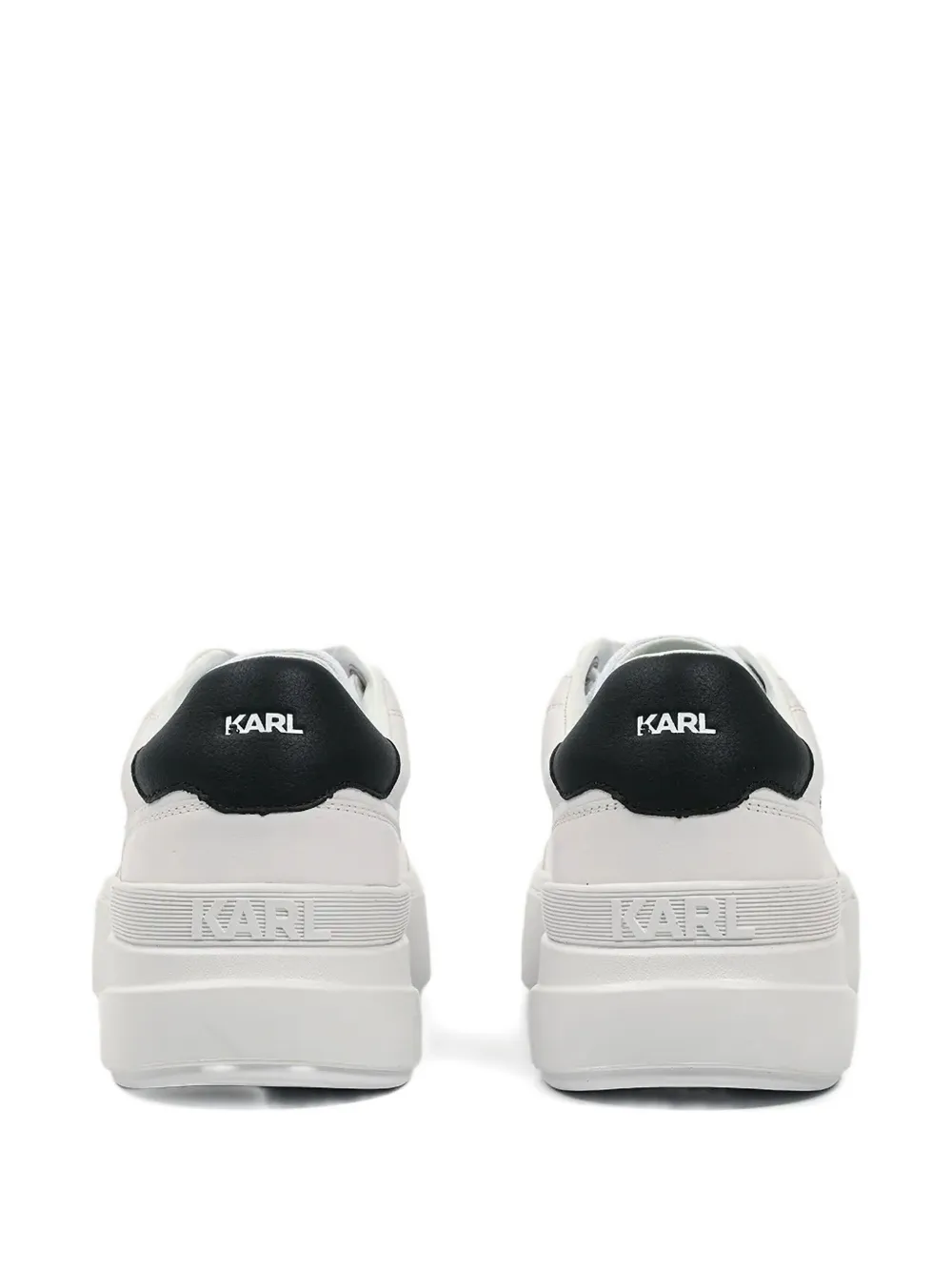 Karl Lagerfeld Logo-tag Sneakers In White