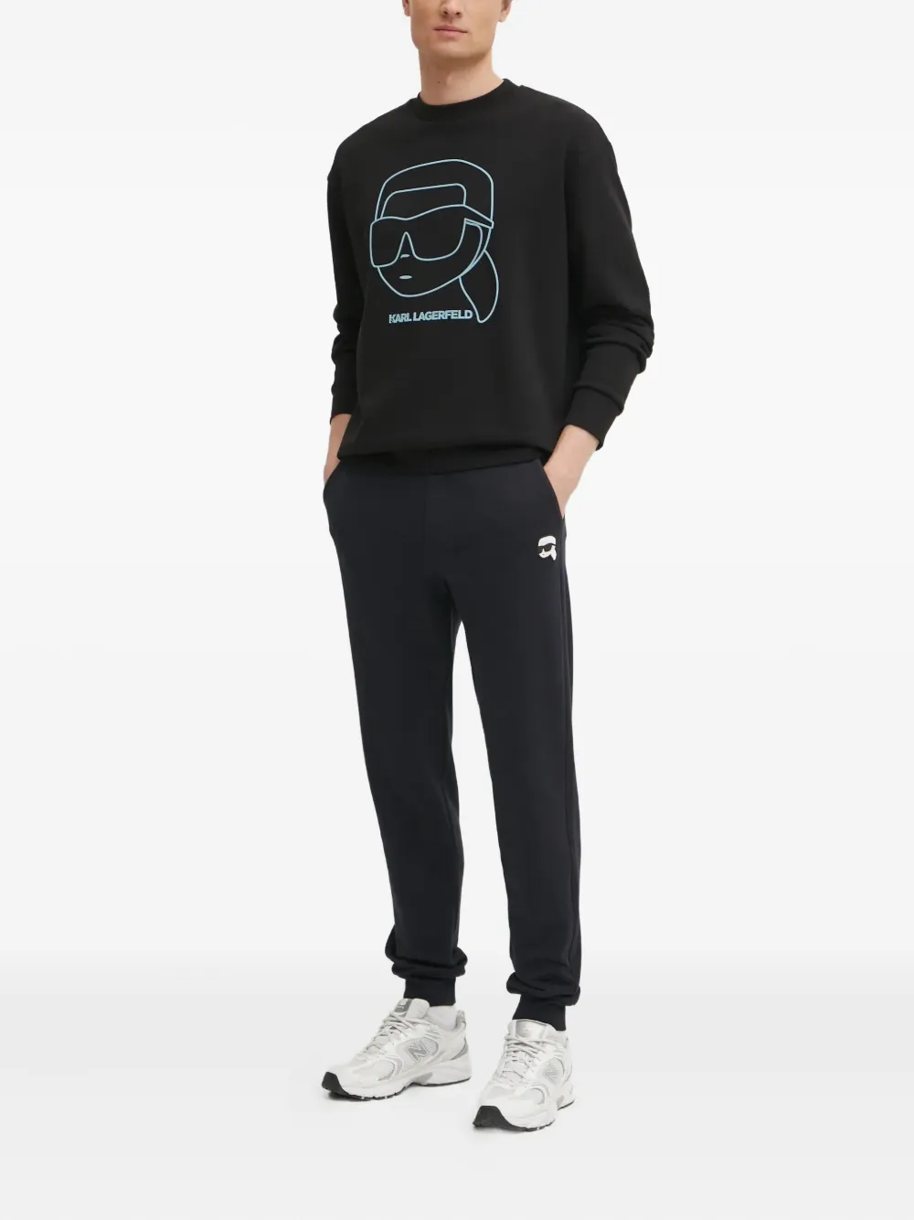 Karl Lagerfeld logo-patch track pants | Sweatpants | Image 2